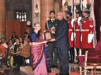 Sangeet Natak Akademi Award from President of India